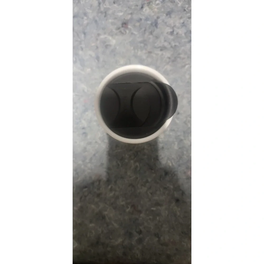 Starbucks‎ White Green Logo Ceramic Travel Tumbler with Side Lid 10oz
